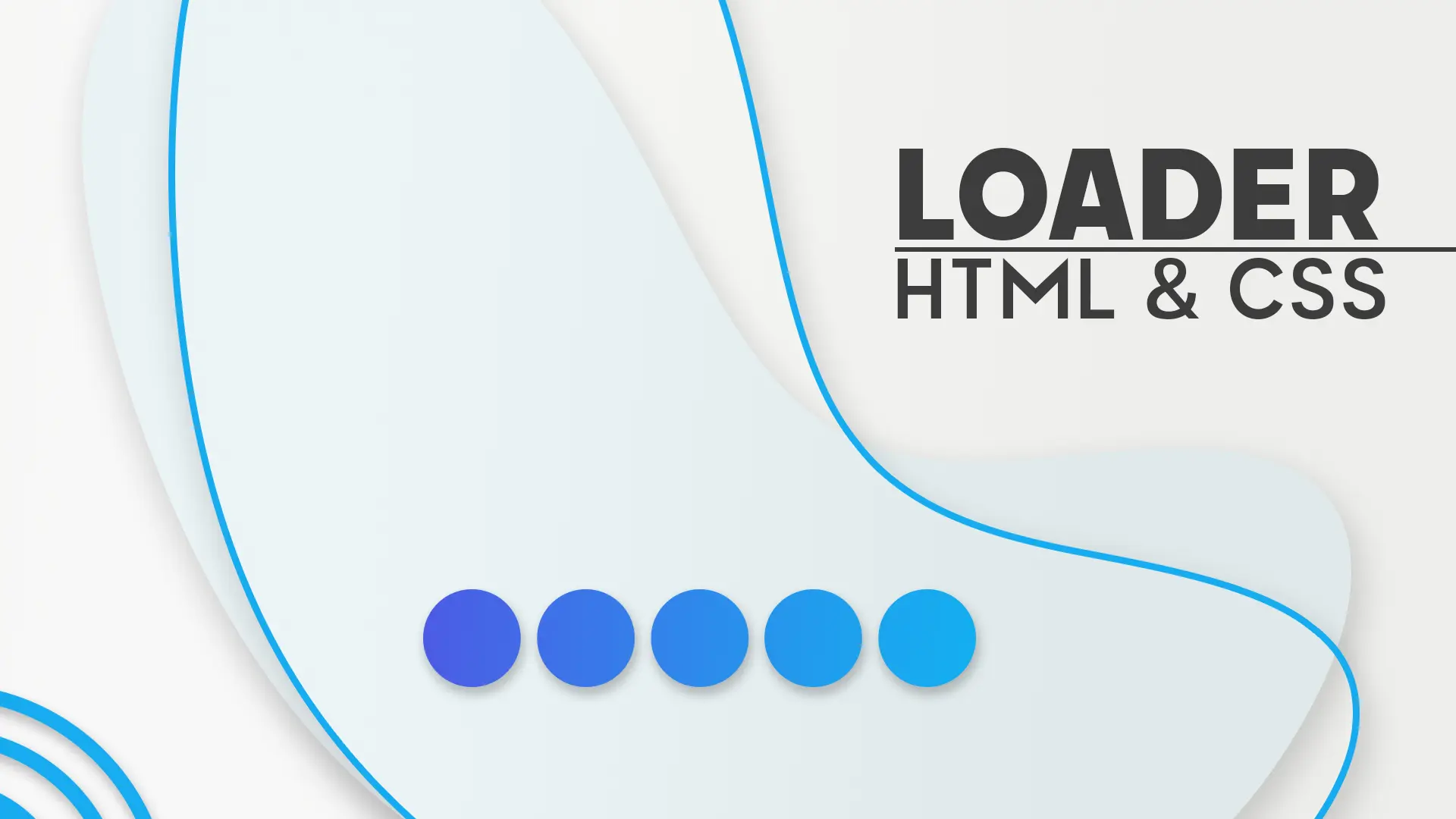 Loader in Html CSS 2021 | Loading Animation in Html and CSS