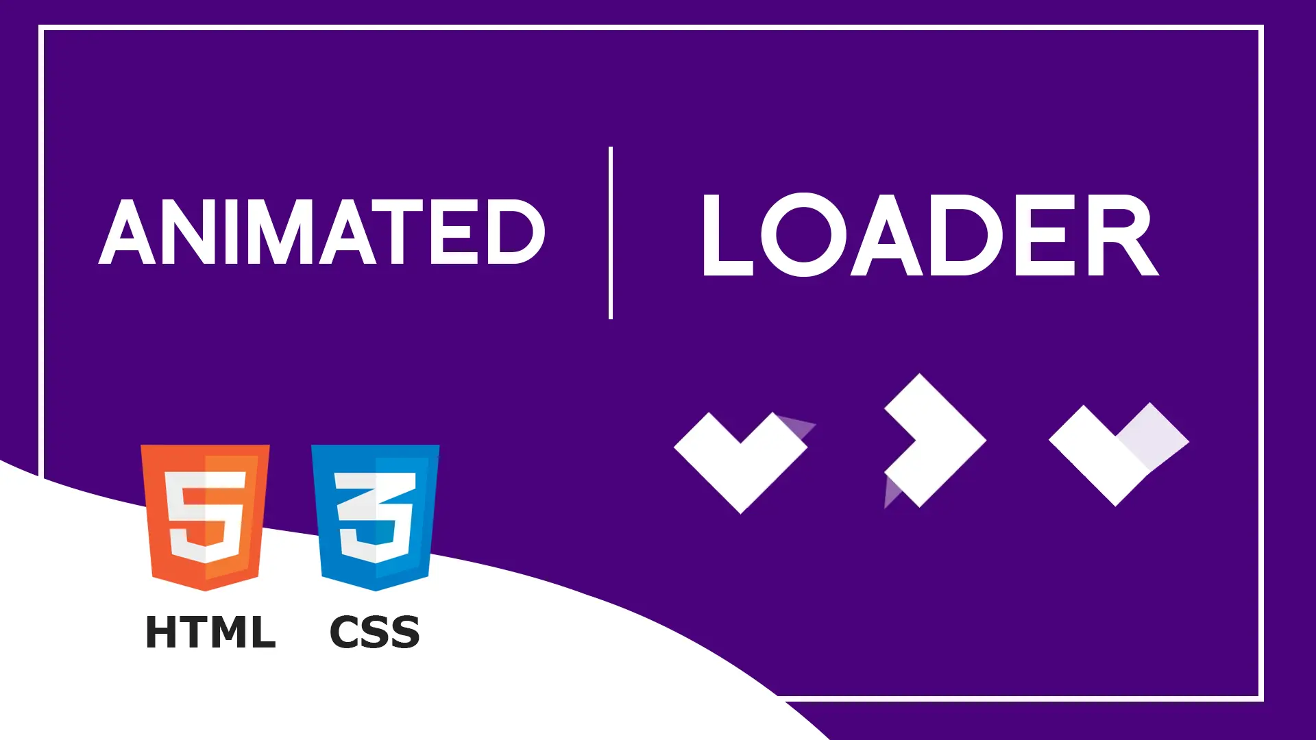 How to Create Animated Square Loader in Html and CSS